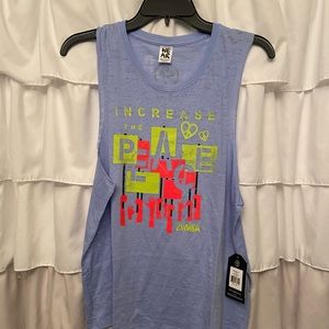 Light Blue Zumba Muscle Tank